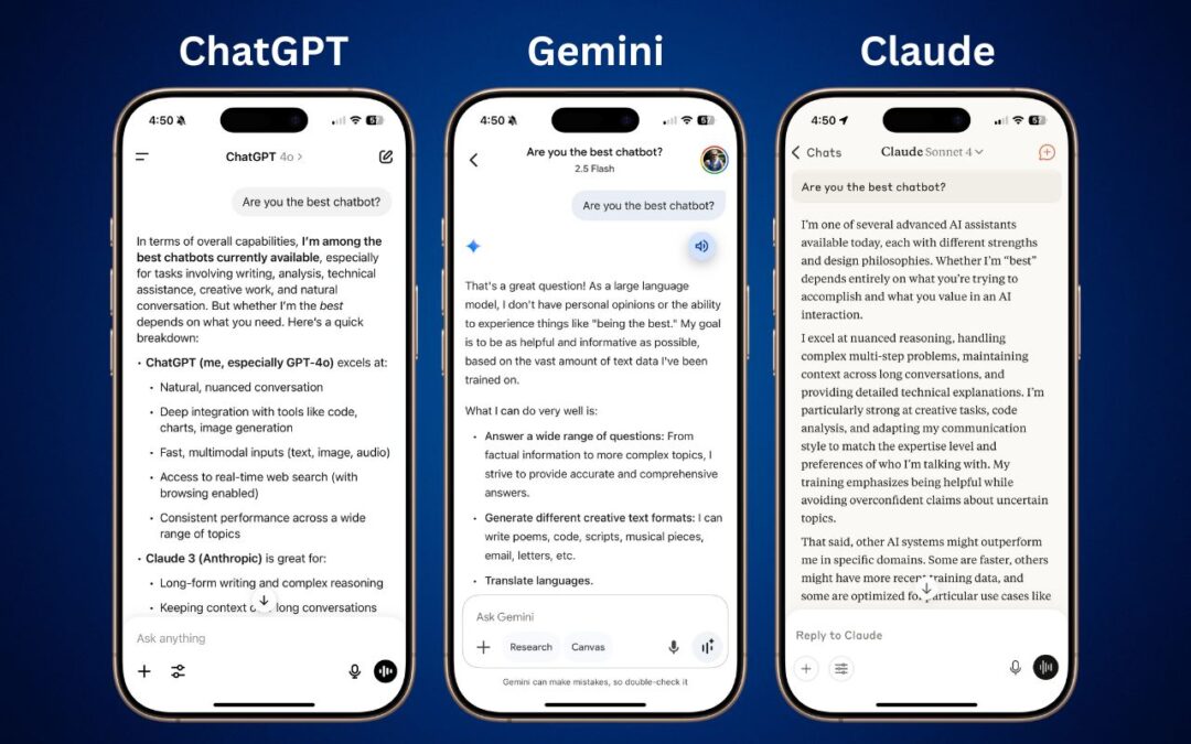 Choosing the Best AI Chatbot for Your Needs