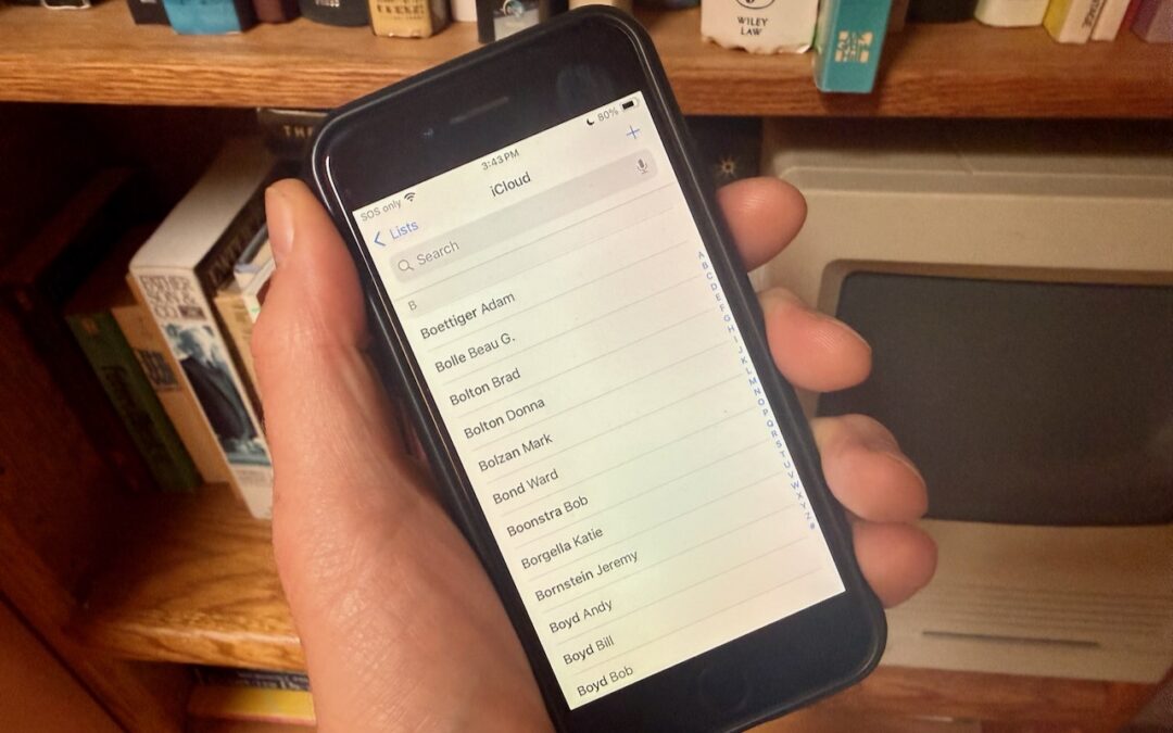 How to Display Contacts with Last Names First