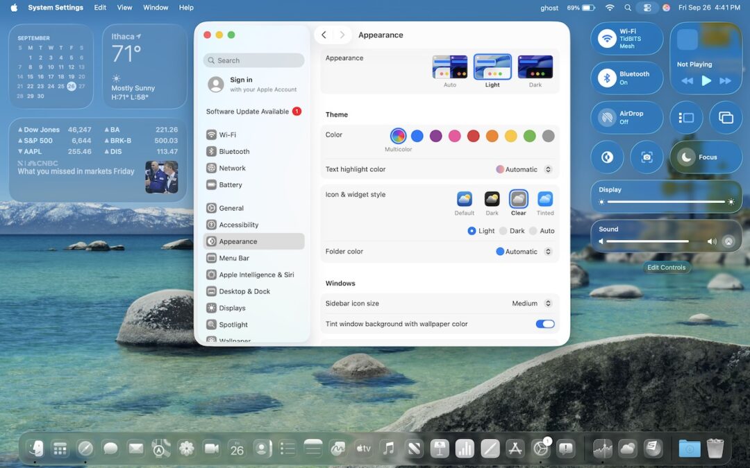 Notable User Interface Changes to Expect in macOS 26